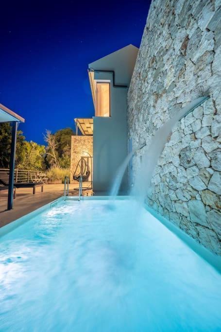 Villa Elisabeth Sea View Private Pool Fiskardo Kefalonia Katsarata Exterior photo