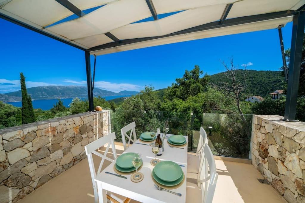 Villa Elisabeth Sea View Private Pool Fiskardo Kefalonia Katsarata Exterior photo