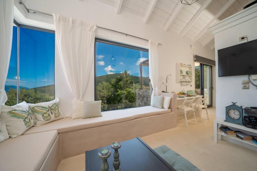 Villa Elisabeth Sea View Private Pool Fiskardo Kefalonia Katsarata Exterior photo