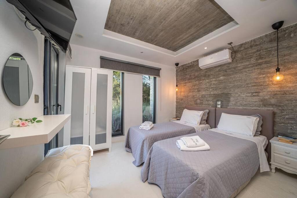 Villa Elisabeth Sea View Private Pool Fiskardo Kefalonia Katsarata Exterior photo